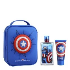 CAPTAIN AMERICA-Coffret Eau De Toilette + Gel Douche + Sac 3D-DISNEY