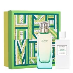 Hermès LES PARFUMS-JARDINS-Coffret Eau De Toilette Jardin Sur Le Nil + Lait Pour Le Corps-HERMÈS